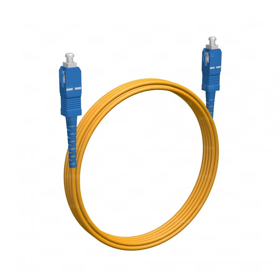 Шнур оптический NTSS PREMIUM spc SC/UPC-SC/UPC 9/125 3.0мм 4м LSZH (патч-корд)