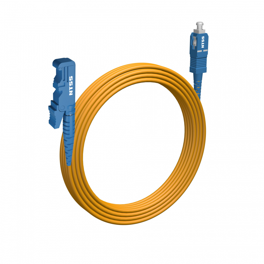 Шнур оптический NTSS spc E2000/UPC-SC/UPC 9/125 3.0мм 30м LSZH (патч-корд)