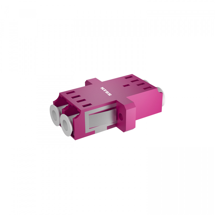 Адаптер оптический NTSS PREMIUM дуплекс LC OM4 MAGENTA