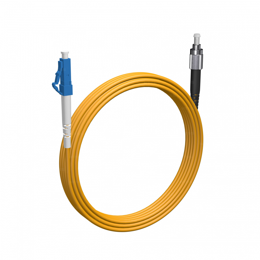 Шнур оптический NTSS spc LC/UPC-FC/UPC 9/125 3.0мм 7м LSZH (патч-корд)
