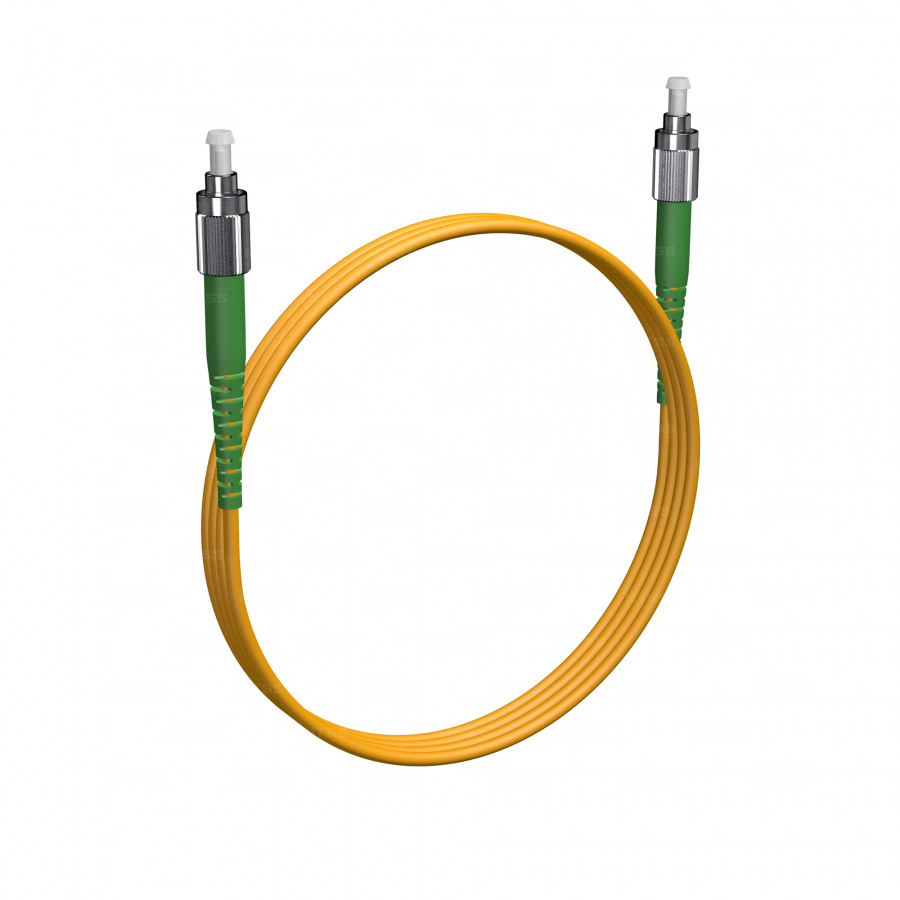 Армированный шнур оптический NTSS PREMIUM spc FC/APC-FC/APC 9/125 3.0мм 2м LSZH (патч-корд)