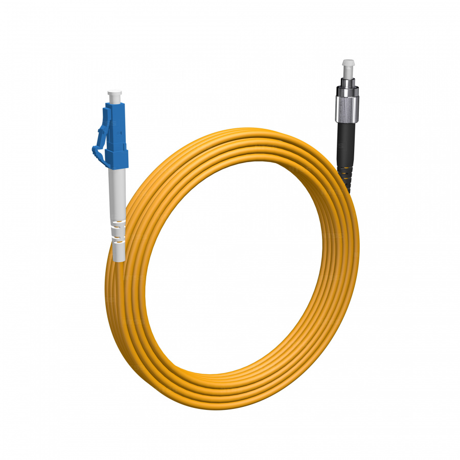 Шнур оптический NTSS spc LC/UPC-FC/UPC 9/125 2.0мм 25м LSZH (патч-корд)