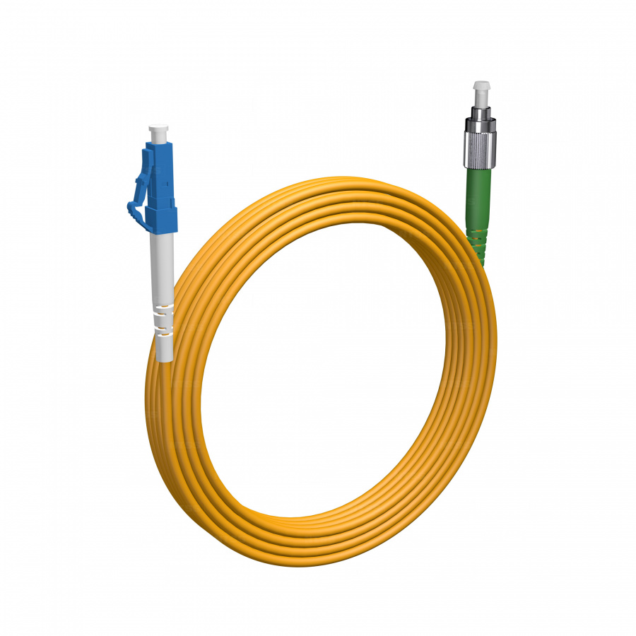 Шнур оптический NTSS spc LC/UPC-FC/APC 9/125 3.0мм 30м LSZH (патч-корд)