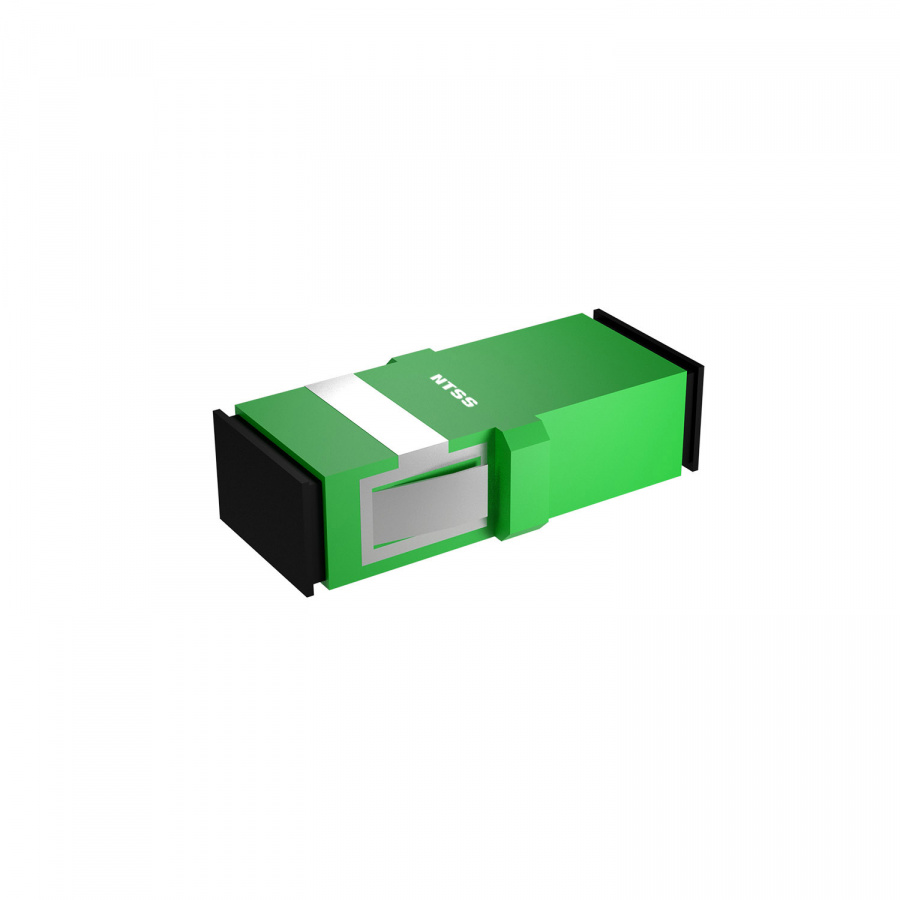 Адаптер оптический NTSS SC/APC sm, бесфланцевый