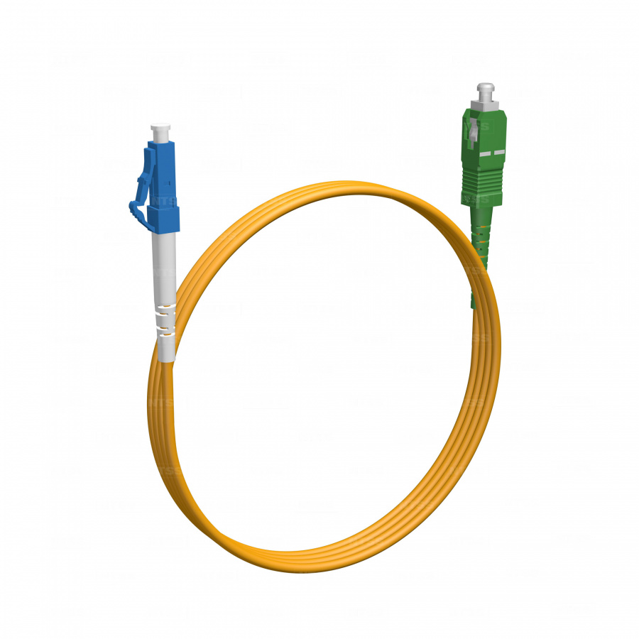 Шнур оптический NTSS spc LC/UPC-SC/APC 9/125 2.0мм 2м LSZH (патч-корд)