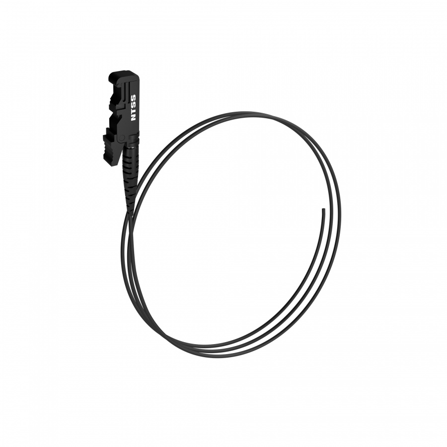 Пигтейл оптический NTSS E2000/UPC 9/125мкм 1.5м LSZH чёрный