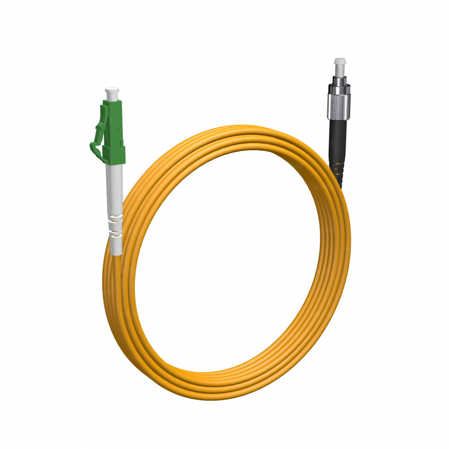 Шнур оптический NTSS spc LC/APC-FC/UPC 9/125 3.0мм 6м LSZH (патч-корд)