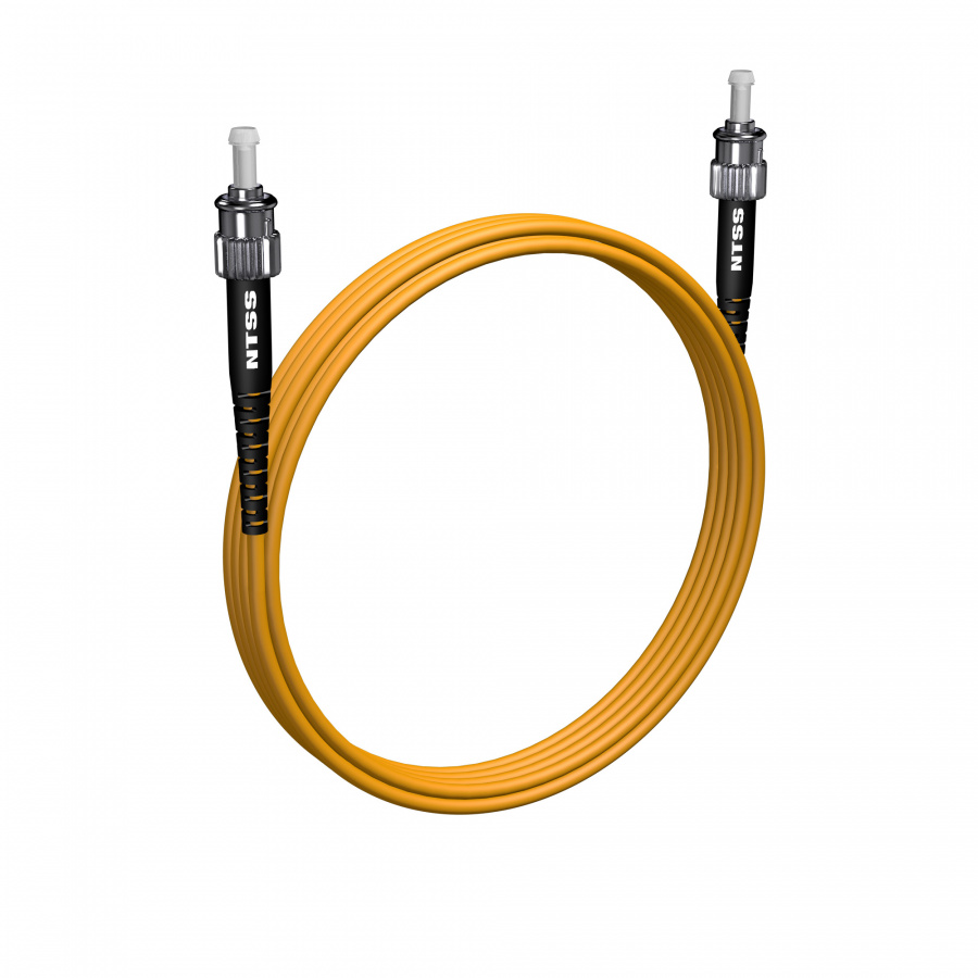 Шнур оптический NTSS PREMIUM spc ST/UPC-ST/UPC 9/125 3.0мм 3м LSZH (патч-корд)