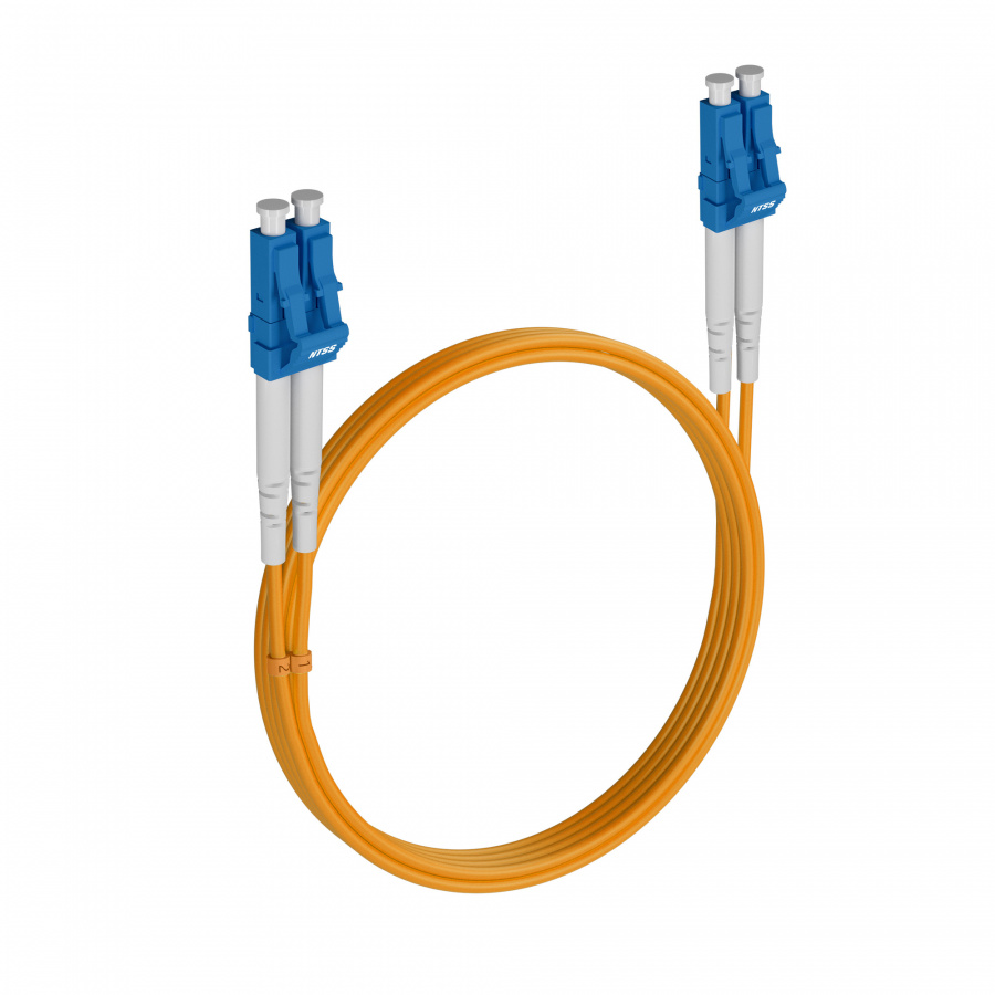 Армированный шнур оптический NTSS dpc LC/UPC-LC/UPC 9/125 2.0мм 10м LSZH (патч-корд)