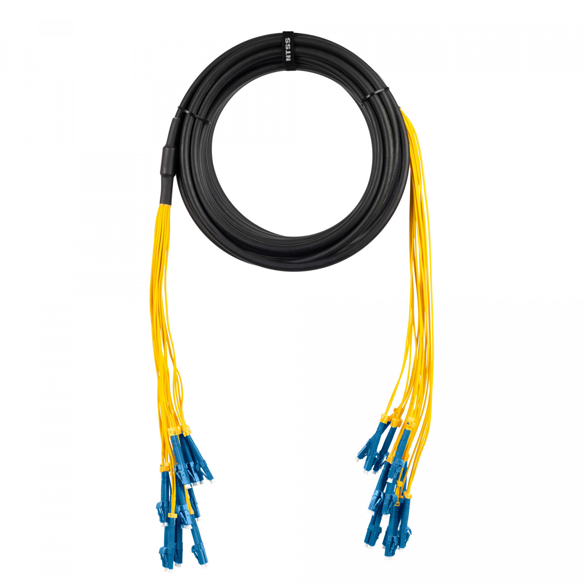 Сборка кабельная NTSS 8ов, LC/UPC-LC/UPC 50/125мкм OM4, длина 40м, вывод 0.4м, буфер 3мм (NTSS-FO-D-IN/OUT-504-8-LSZH) в бухте