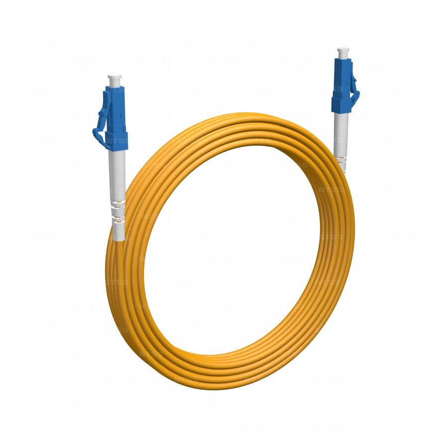 Шнур оптический NTSS PREMIUM spc LC/UPC-LC/UPC 9/125 3.0мм 15м LSZH (патч-корд)