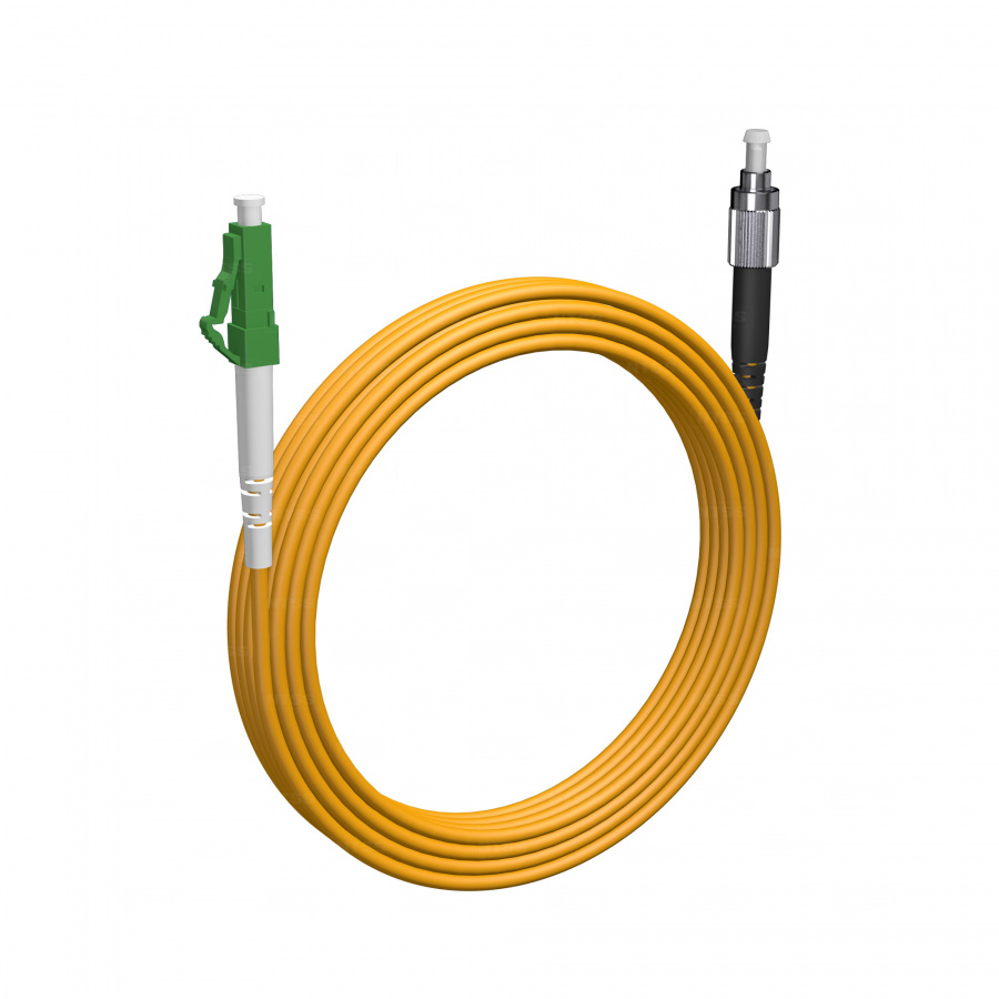 Шнур оптический NTSS PREMIUM spc LC/APC-FC/UPC 9/125 3.0мм 20м LSZH (патч-корд)