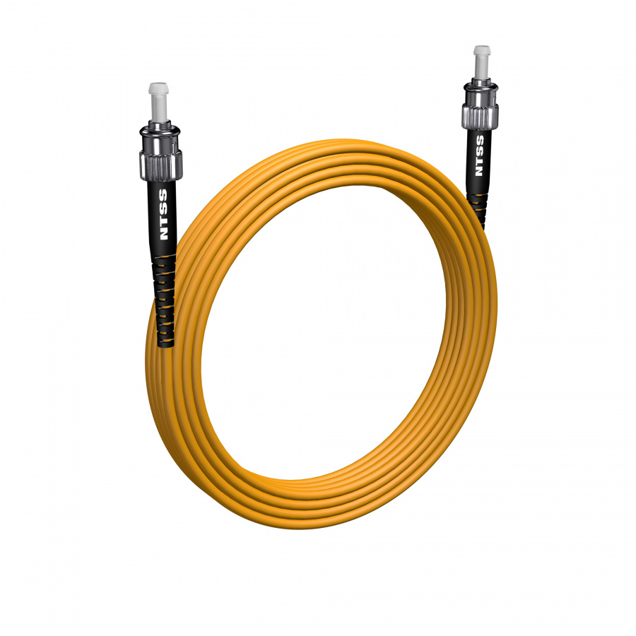 Шнур оптический NTSS spc ST/UPC-ST/UPC 9/125 2.0мм 25м LSZH (патч-корд)