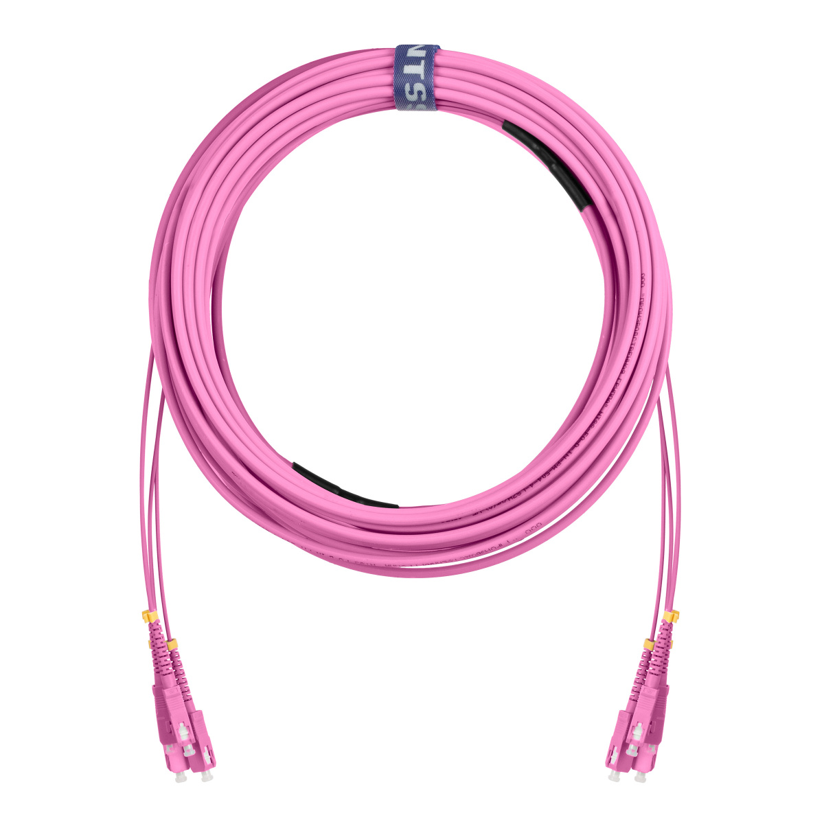 Сборка кабельная NTSS PREMIUM 4ов, SC/UPC-SC/UPC 50/125мкм OM4, длина 90м, вывод 0.5м, буфер 2мм (NTSS-FO-D-IN-PM-504-4-LSZH) в бухте