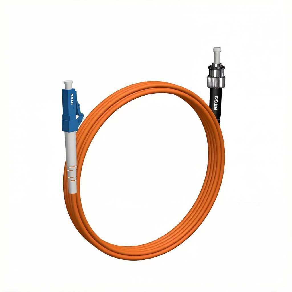 Шнур оптический NTSS spc LC/UPC-ST/UPC 62.5/125 2.0мм 2м LSZH (патч-корд)