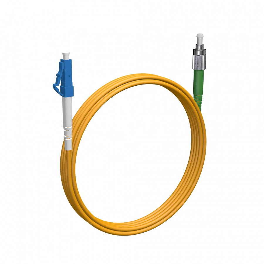 Шнур оптический NTSS spc LC/UPC-FC/APC 9/125 2.0мм 4м LSZH (патч-корд)