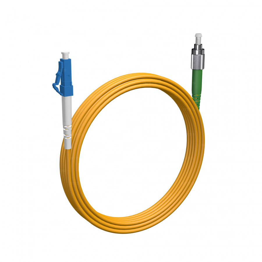 Шнур оптический NTSS spc LC/UPC-FC/APC 9/125 3.0мм 10м LSZH (патч-корд)