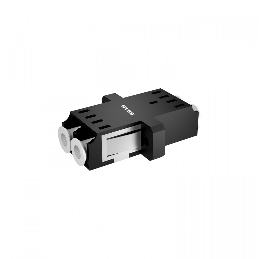Адаптер оптический NTSS PREMIUM дуплекс LC SM/MM BLACK