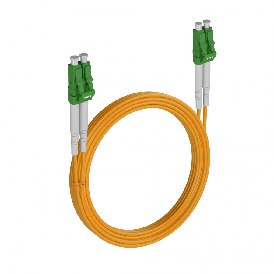 Шнур оптический NTSS dpc LC/APC-LC/APC 9/125 2.0мм 20м LSZH (патч-корд)