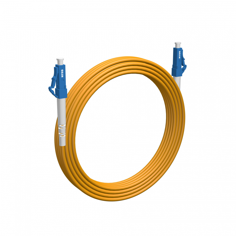 Армированный шнур оптический NTSS PREMIUM spc LC/UPC-LC/UPC 9/125 3.0мм 20м LSZH (патч-корд)