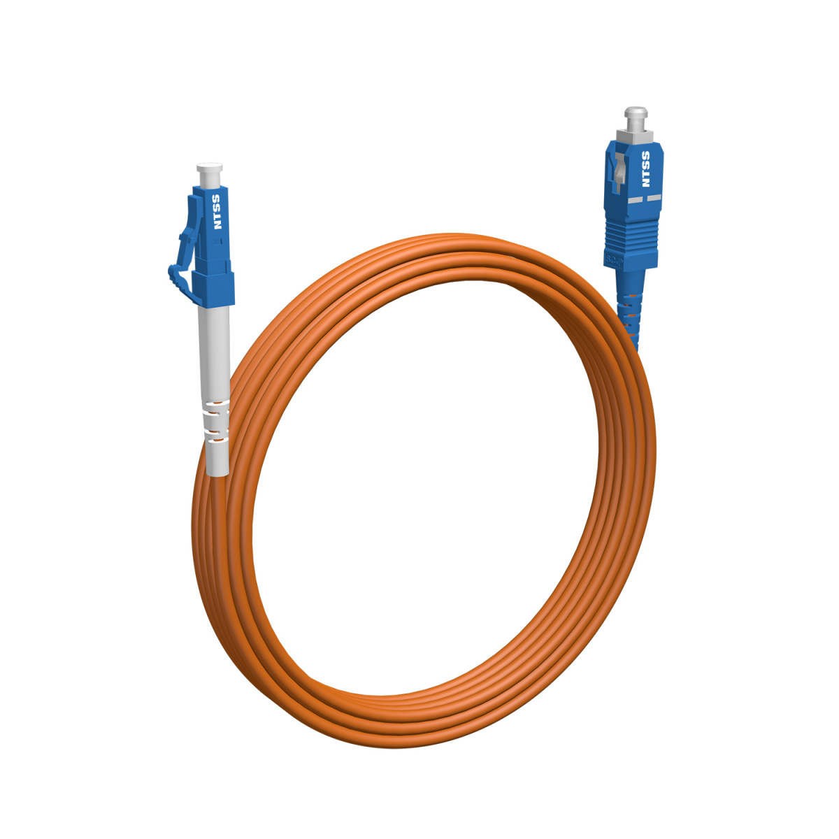 Шнур оптический NTSS spc LC/UPC-ST/UPC 62.5/125 2.0мм 1м LSZH (патч-корд)